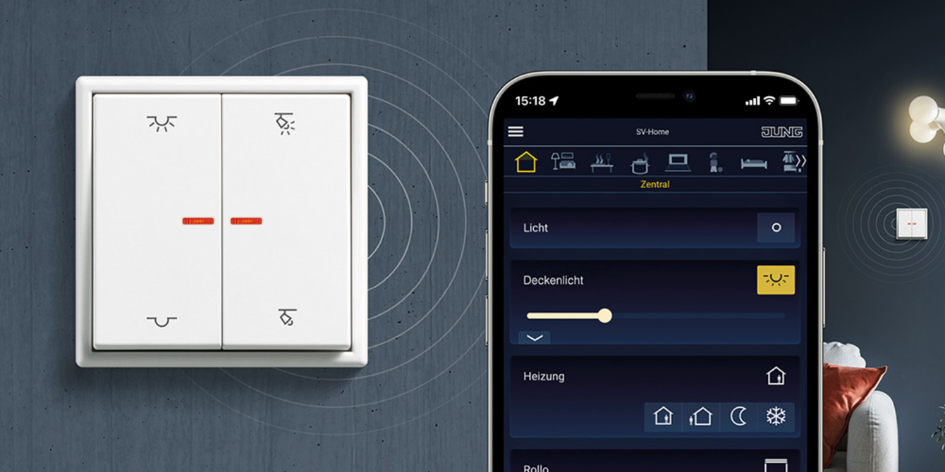 KNX RF Taster bei Elektro Mühlbauer GmbH in Lauterhofen